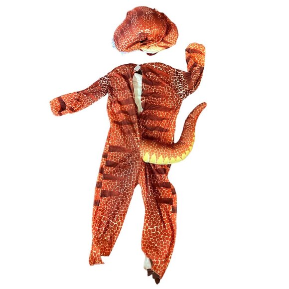 Underwraps T-Rex Dinosaur Costume 2-4T Large Halloween w/ Mask & Gloves - Picture 3 of 8